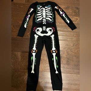 Old Navy kids Skeleton Pajama size S